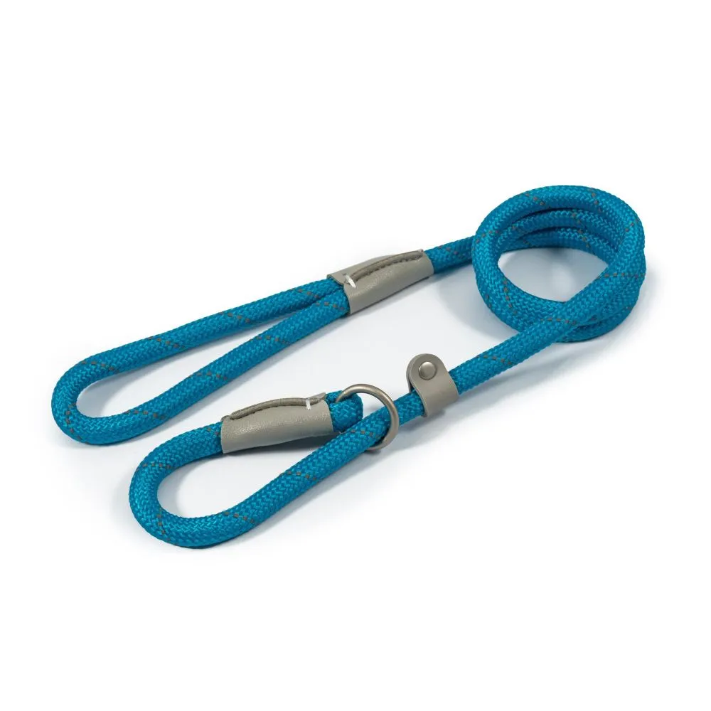 Ancol Viva Blue Poly-Weave Rope Slip Dog Lead