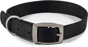 Ancol VIVA Buckle Nylon Collar Black