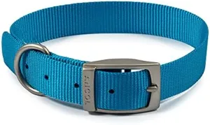 Ancol VIVA Buckle Nylon Collar Blue