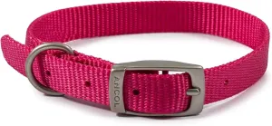 Ancol VIVA Buckle Nylon Collar Pink