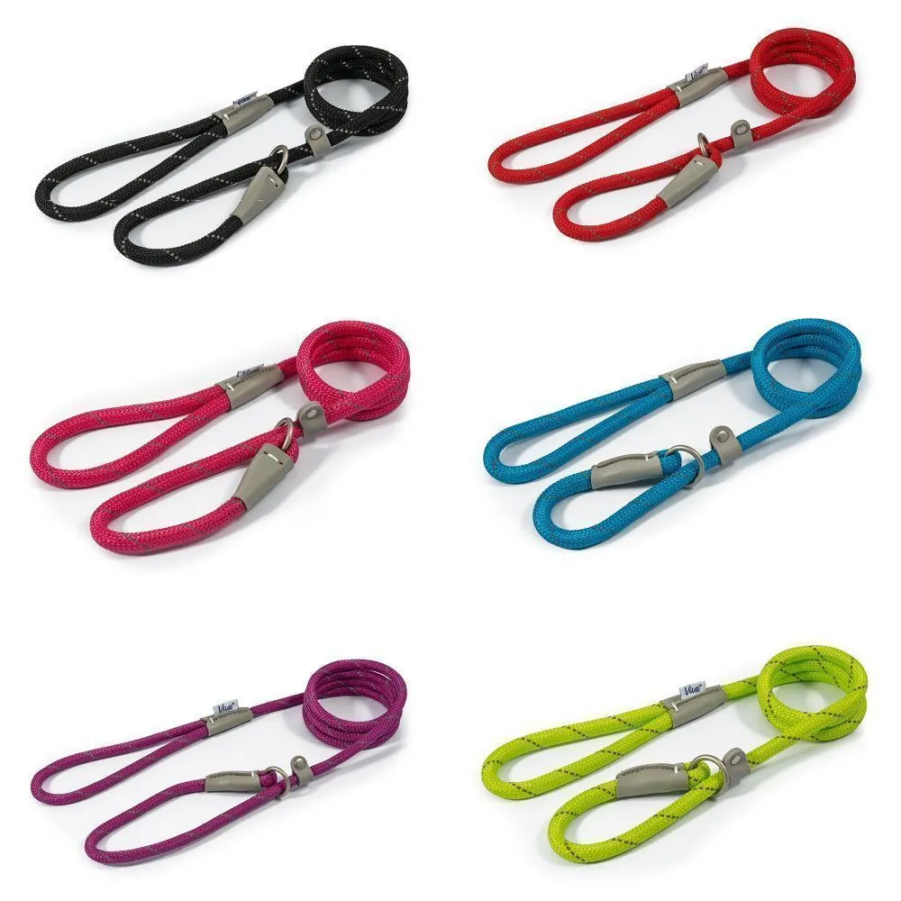 Ancol Viva Purple Poly-Weave Rope Slip Dog Lead