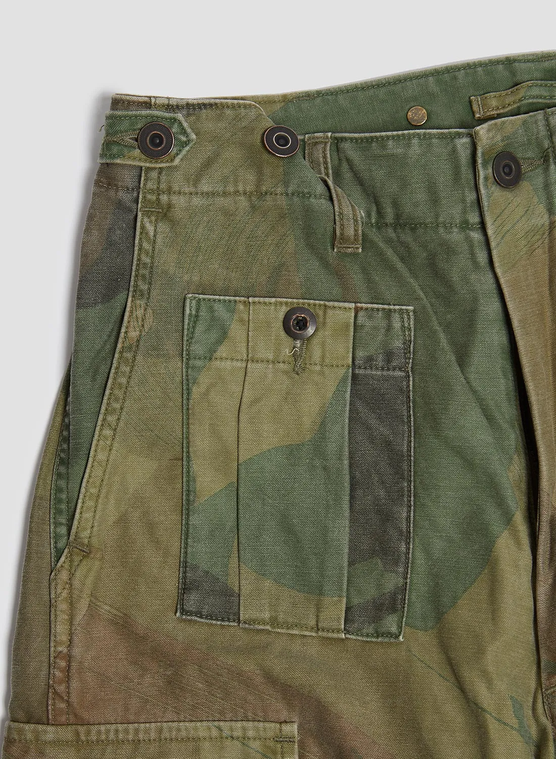 Army Cargo Pant Fade Camo in Green