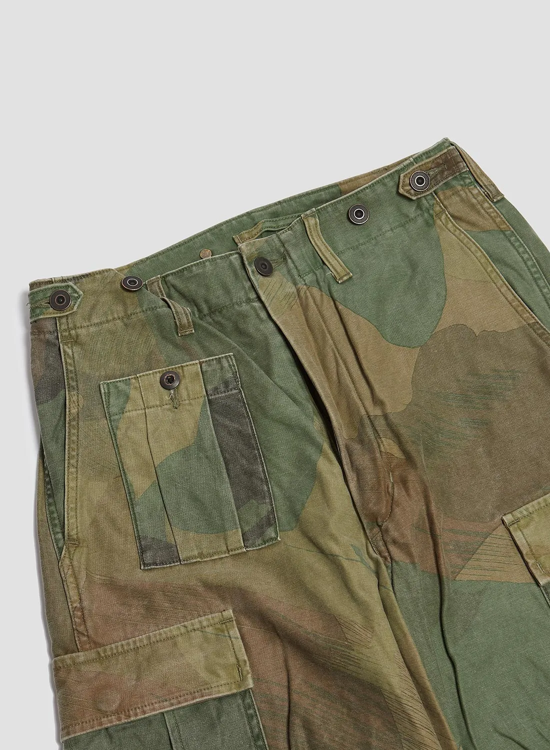 Army Cargo Pant Fade Camo in Green