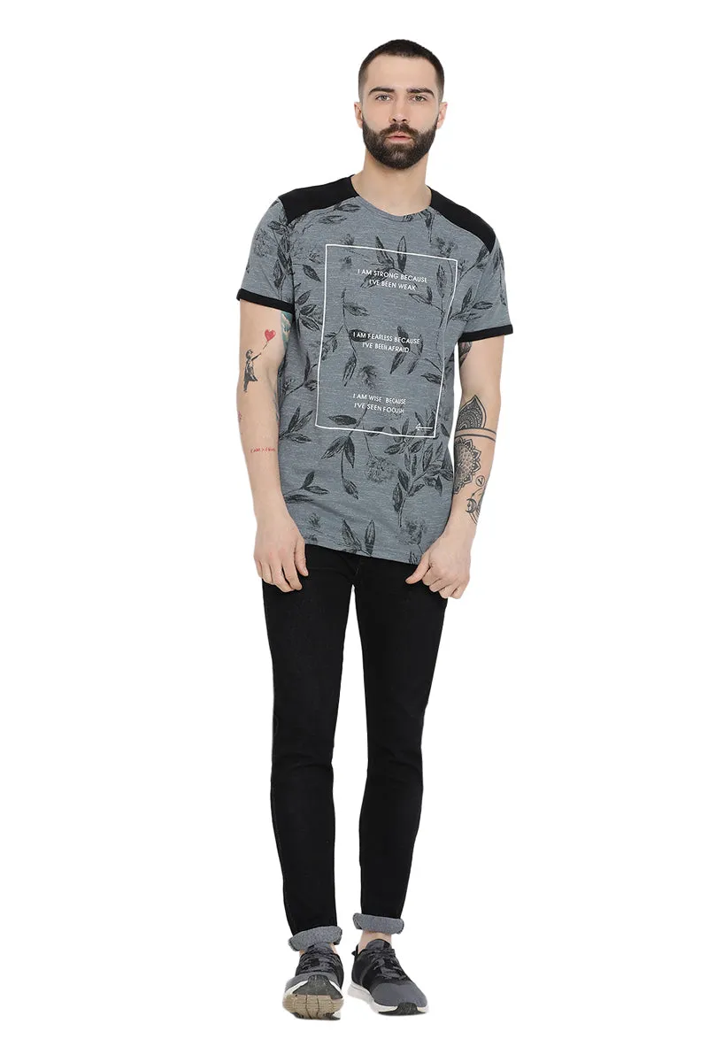 Axmann Dry Floral Casual T-Shirt