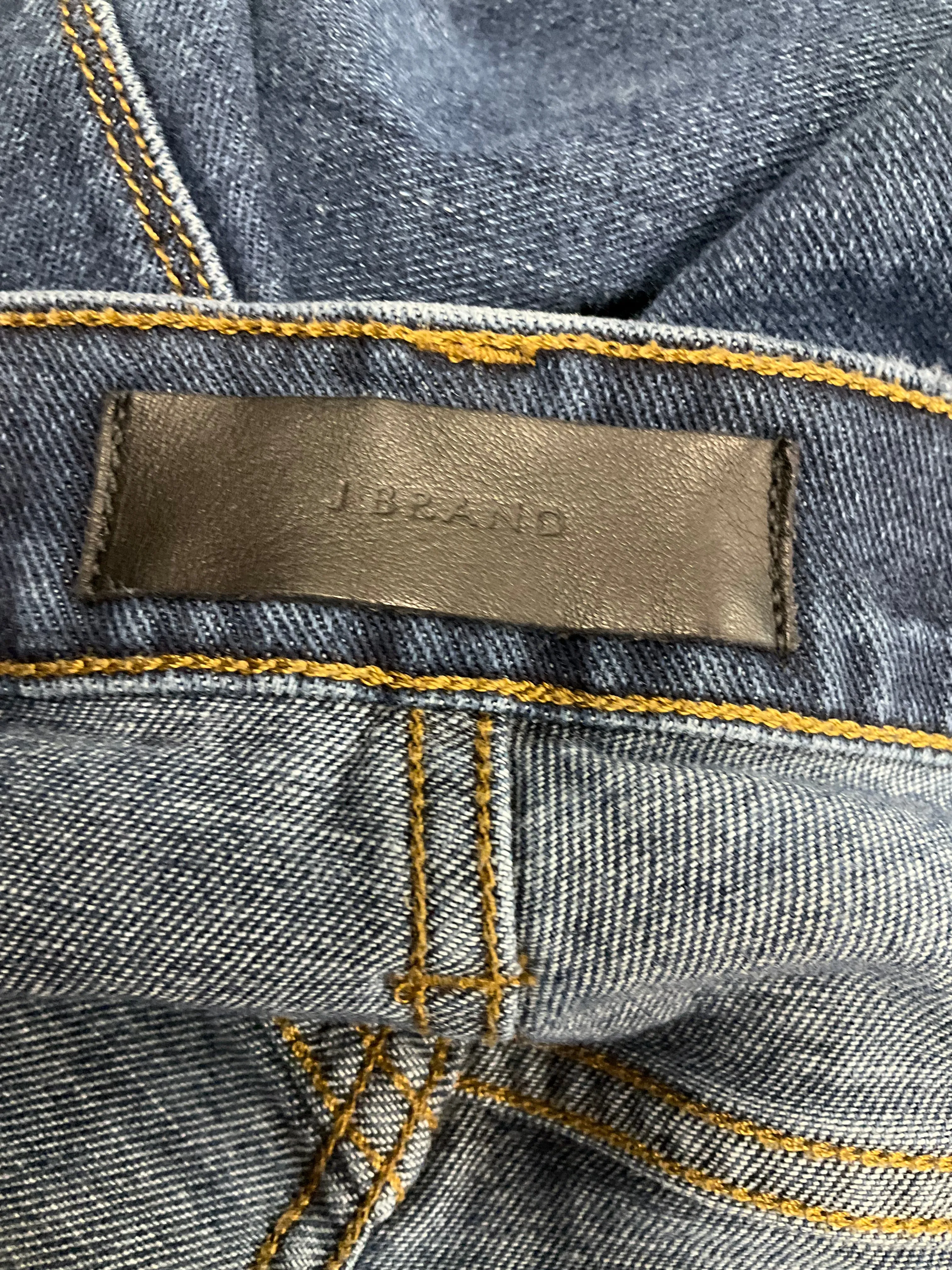 Blue Denim Jeans Cropped J Brand, Size 14