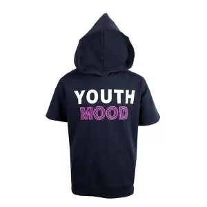 BOYS NAVY BLUE HOODIE T-SHIRT