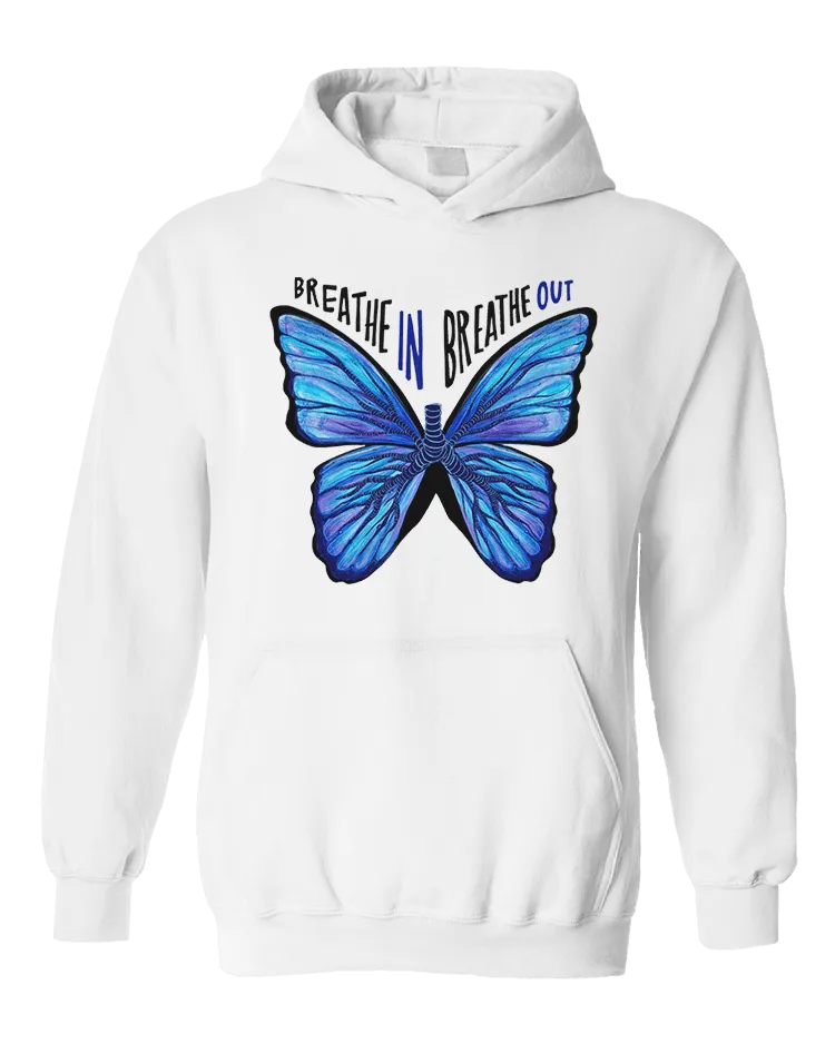 Breathe In, Breathe Out (Butterfly) - Hoodie