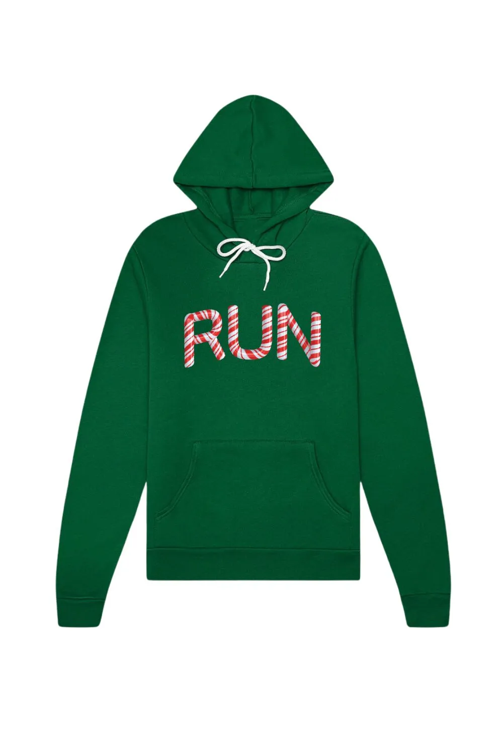 Candy Cane RUN Holiday Hoodie Sweatshirt