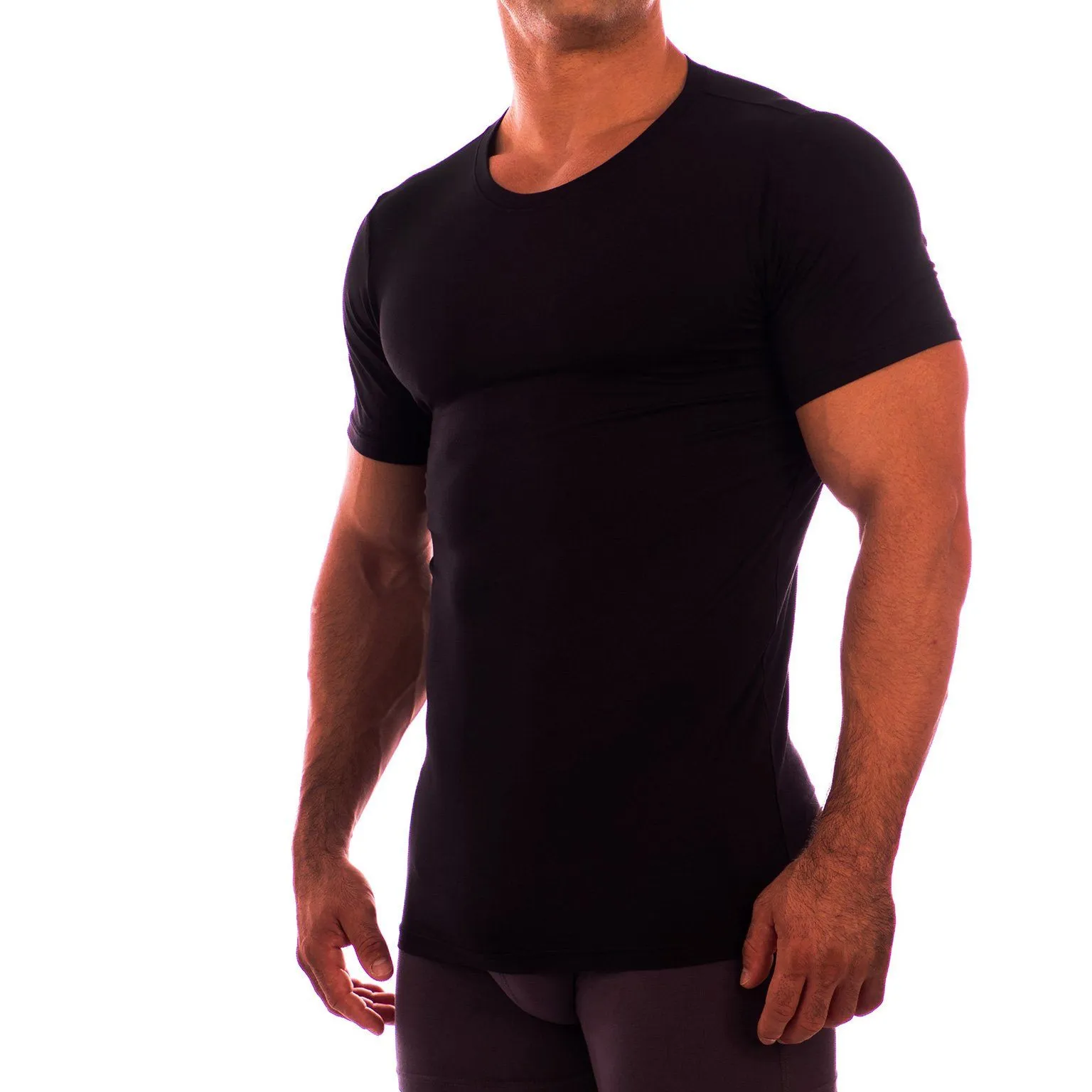 Crew Neck Short Sleeve Undershirt