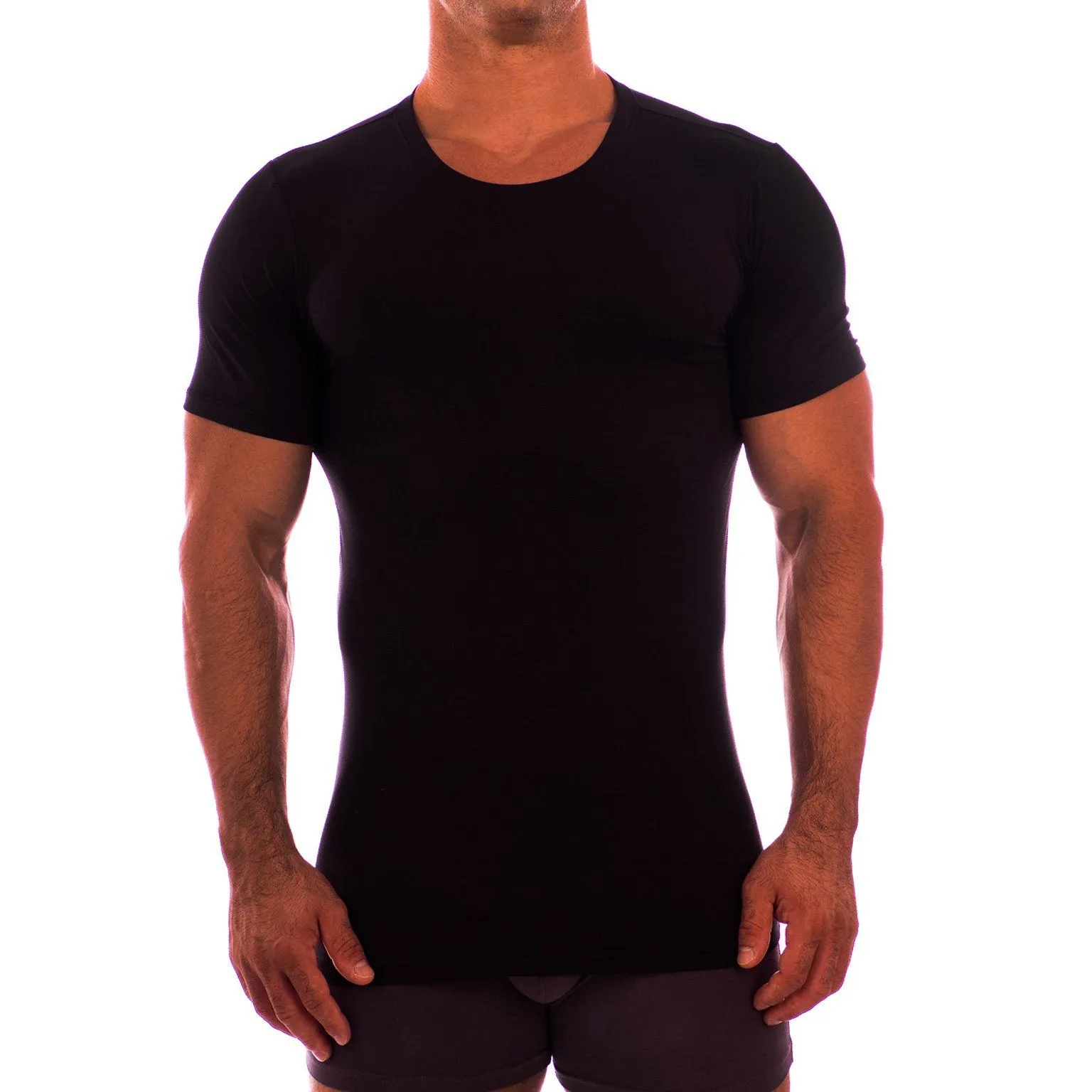 Crew Neck Short Sleeve Undershirt