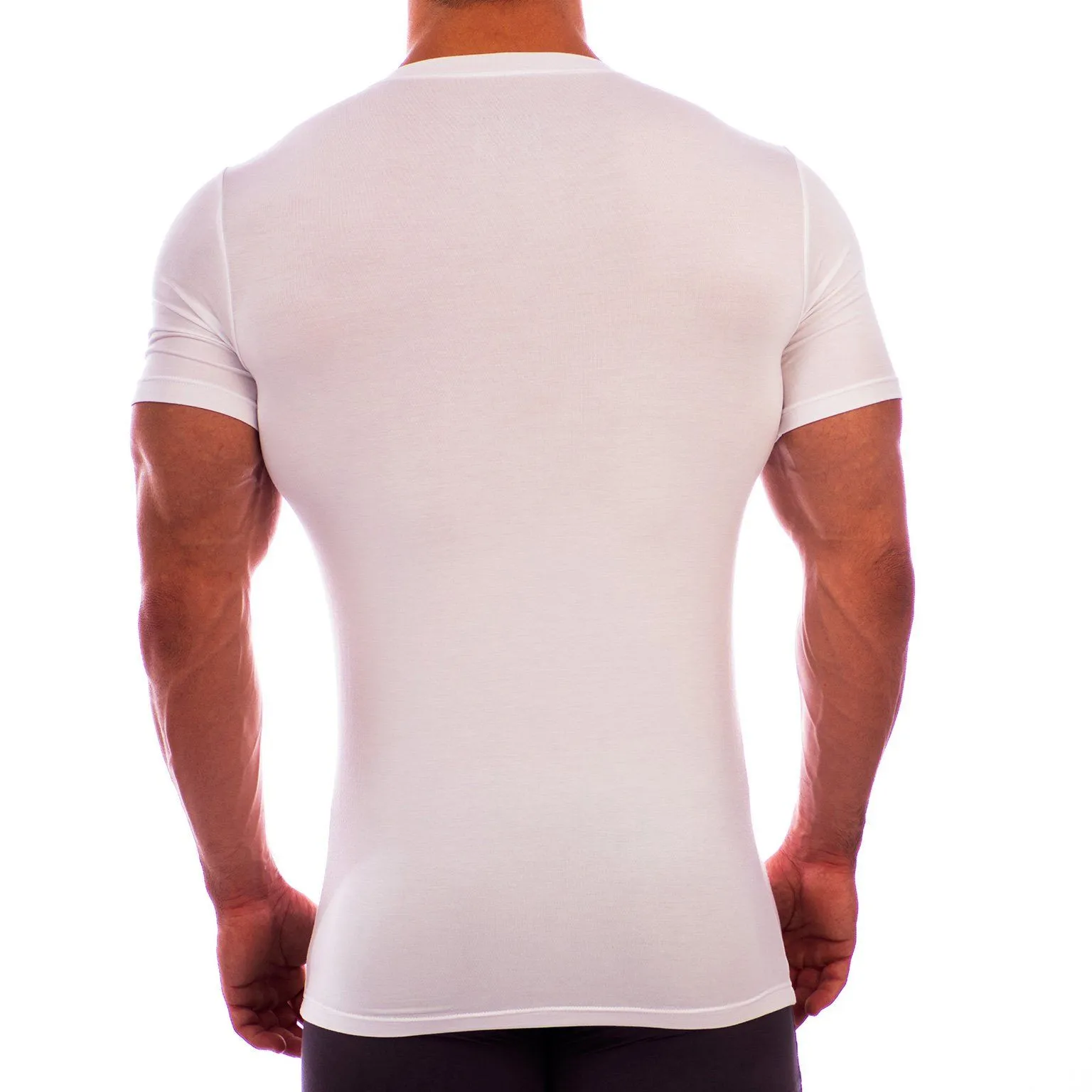 Crew Neck Short Sleeve Undershirt