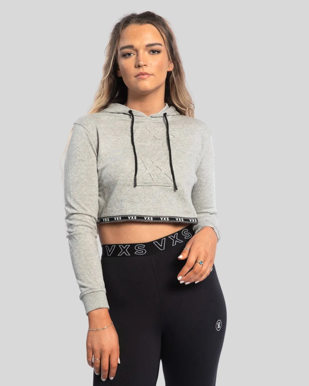 CROP Hoodie [Grey]