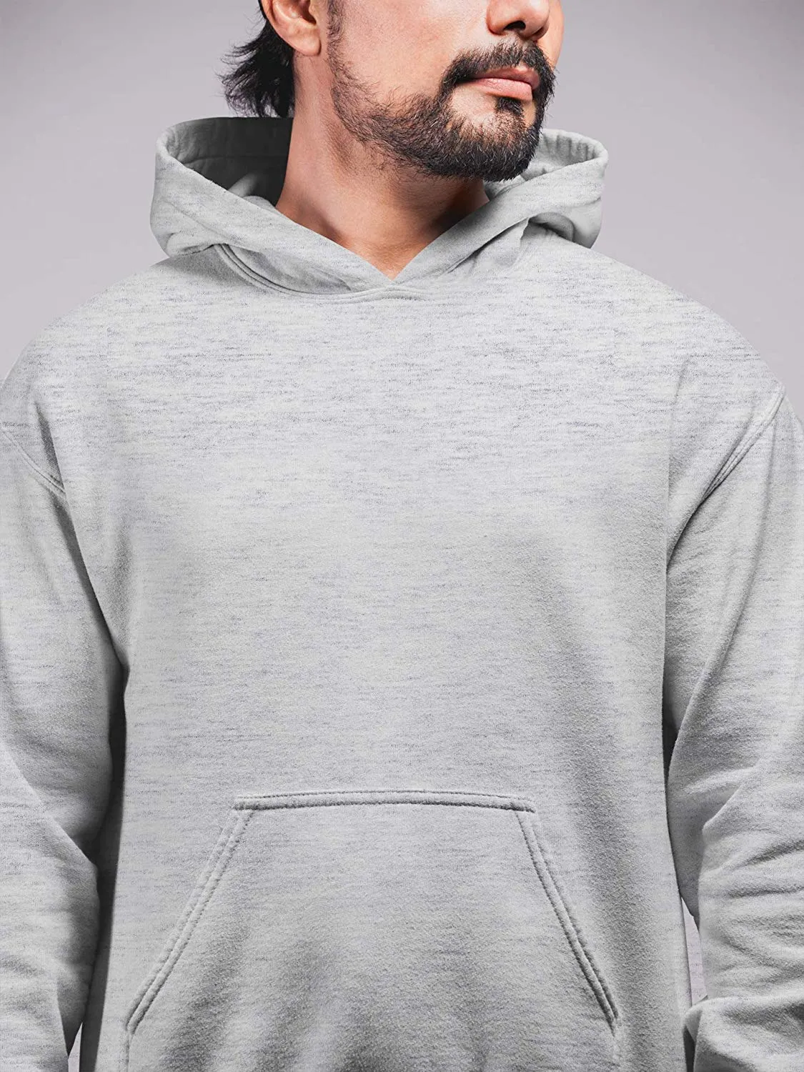 Grey Melange Hoodie