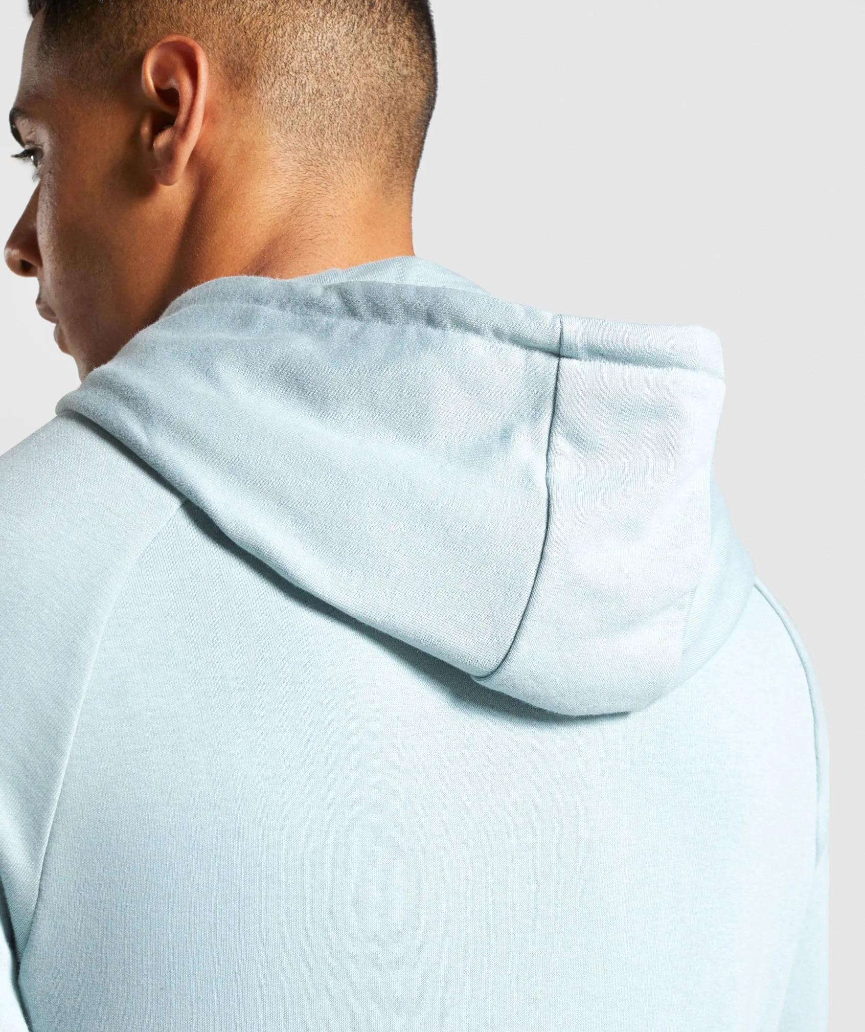 Gymshark Block Hoodie - Light Blue