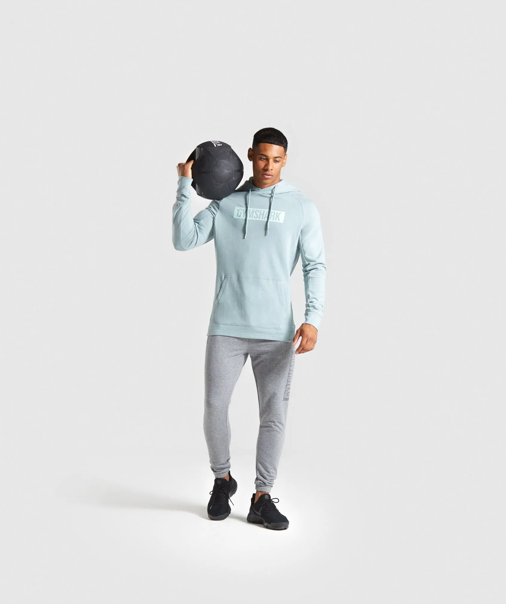 Gymshark Block Hoodie - Light Blue