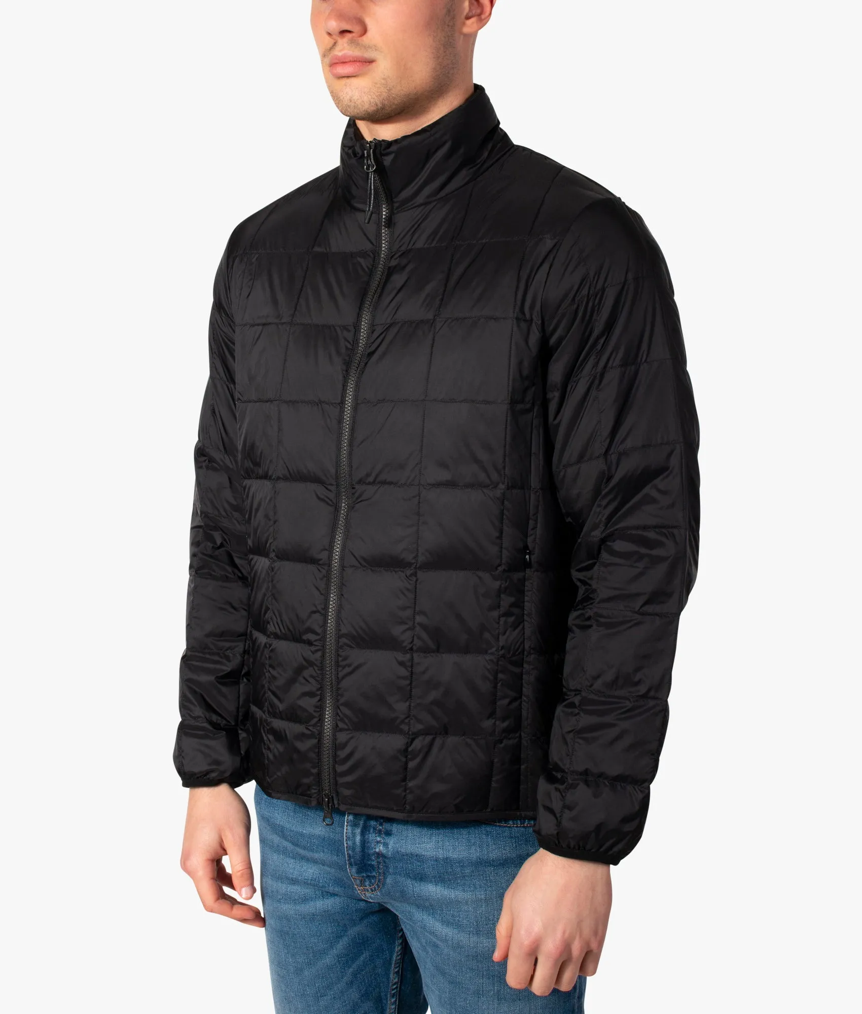 High Neck W-Zip Inner Down Jacket