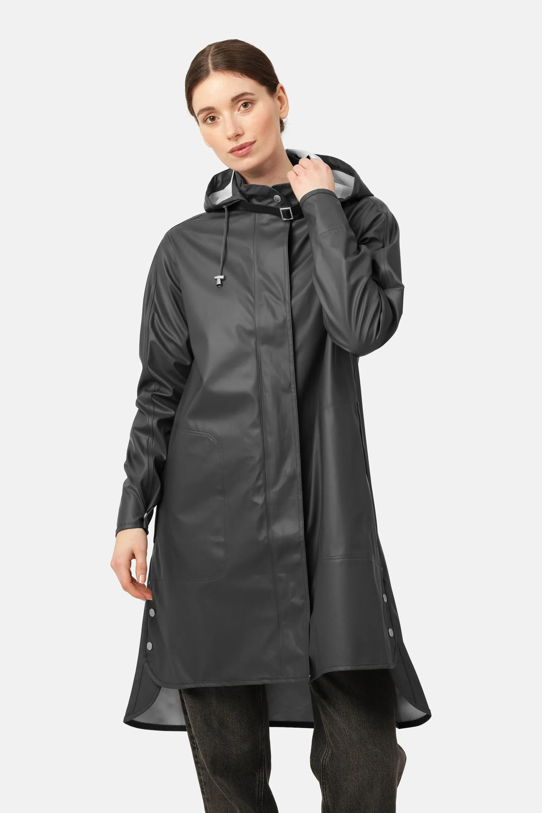 Ilse Jacobsen Rain 71 Dark Shadow Raincoat