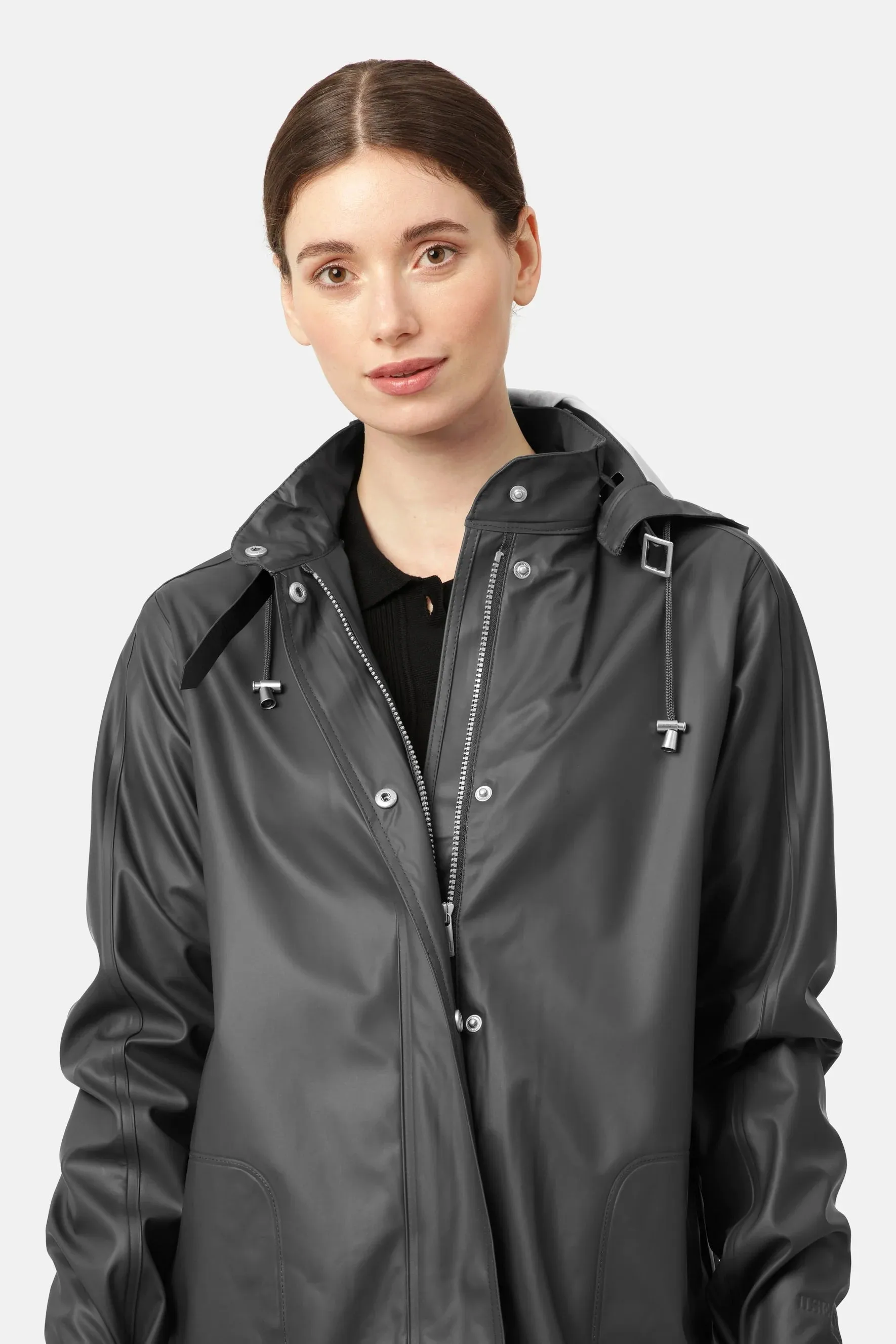 Ilse Jacobsen Rain 71 Dark Shadow Raincoat