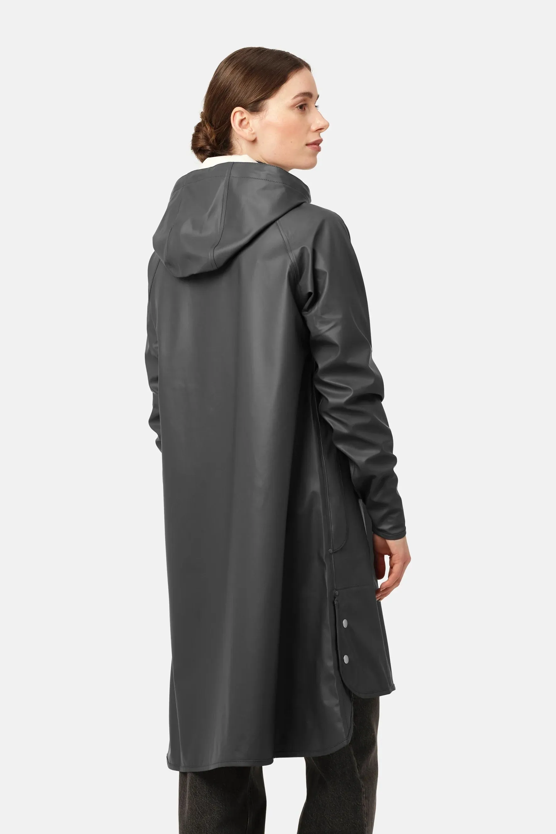 Ilse Jacobsen Rain 71 Dark Shadow Raincoat