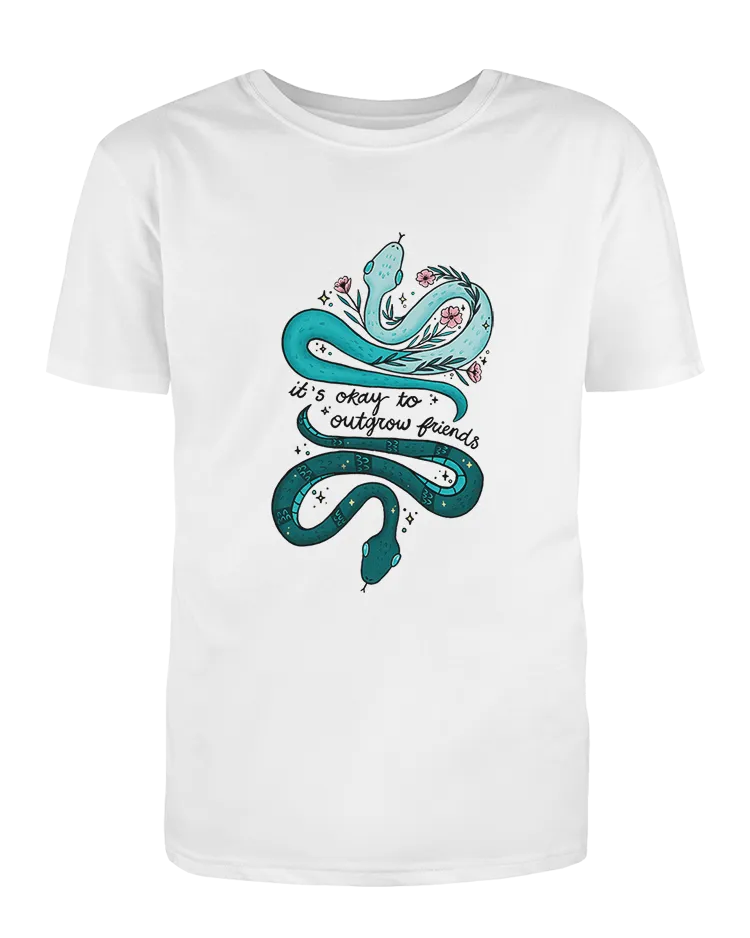 It's OK To Outgrow Your Friends (Snakes) - T-Shirt