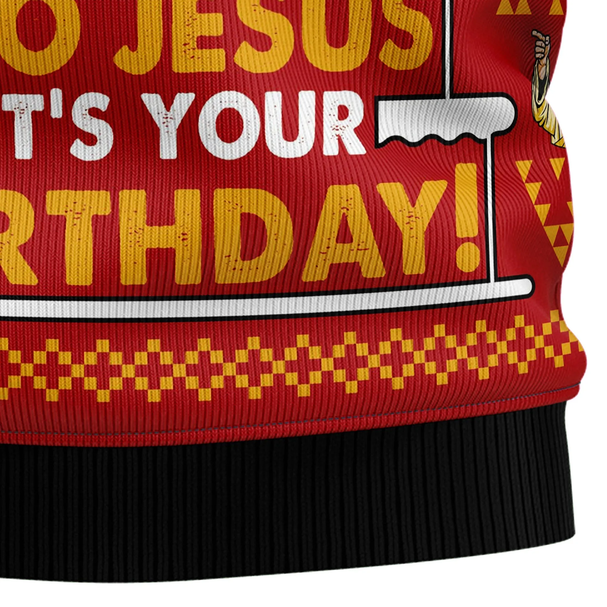 Jessus's Birthday Ugly Christmas Sweater - Xmas Gifts For Him Or Her - Christmas Gift For Friends - Christian Shirts Gifts Idea