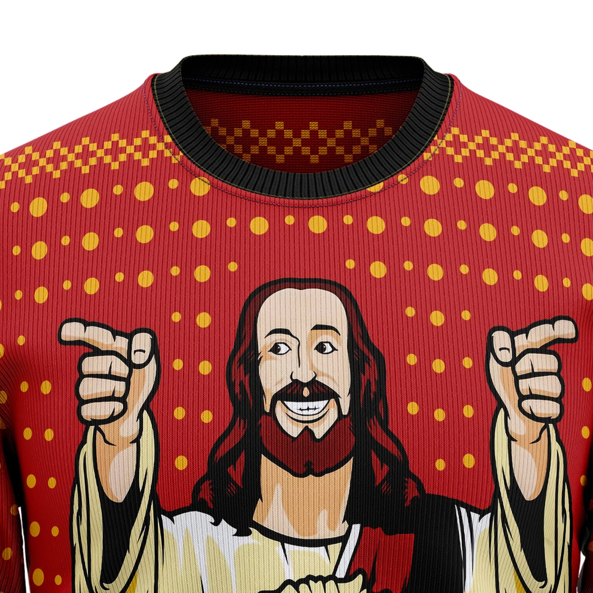 Jessus's Birthday Ugly Christmas Sweater - Xmas Gifts For Him Or Her - Christmas Gift For Friends - Christian Shirts Gifts Idea