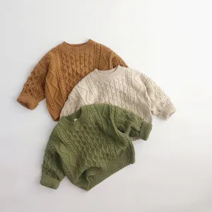 Kids Sweaters/ Pullover Style Knitwear For 0-12 Years