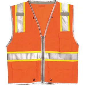 Kishigo Brilliant Series ANSI Class 2 Hi-Vis Safety Vest