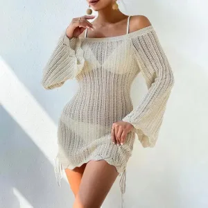 Knitted Swimsuit Blouse