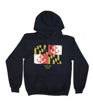 Maryland Nautical Flag (Midnight Navy) / Hoodie