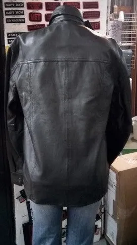 Men's Leather Lambskin Shirt 403 LS