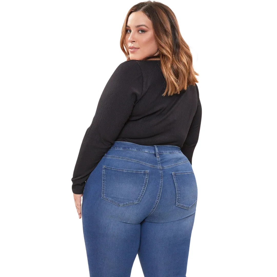 Missy Plus Size Skinny Jeans by YMI