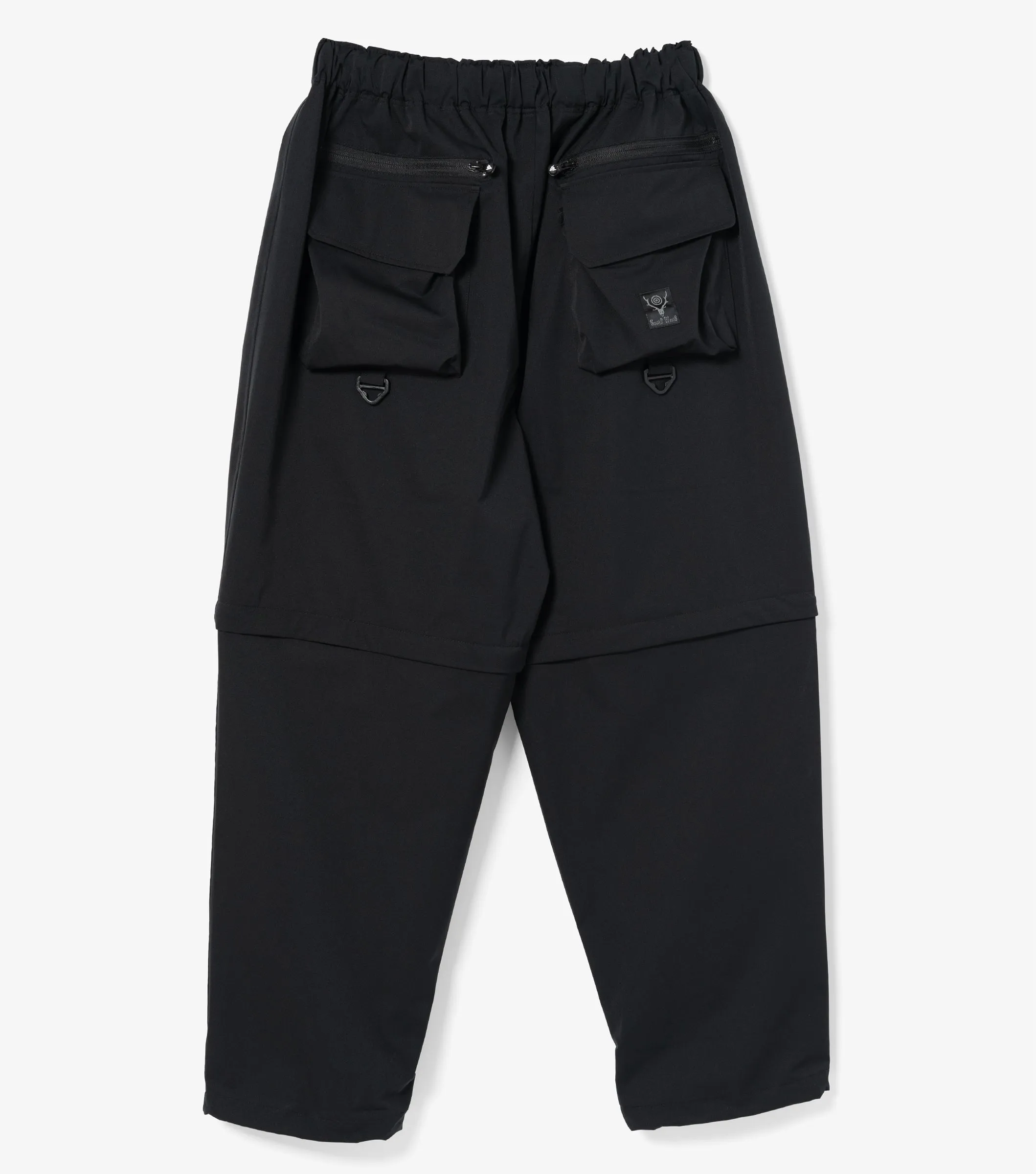 Multi-Pocket Belted Pant (Black)