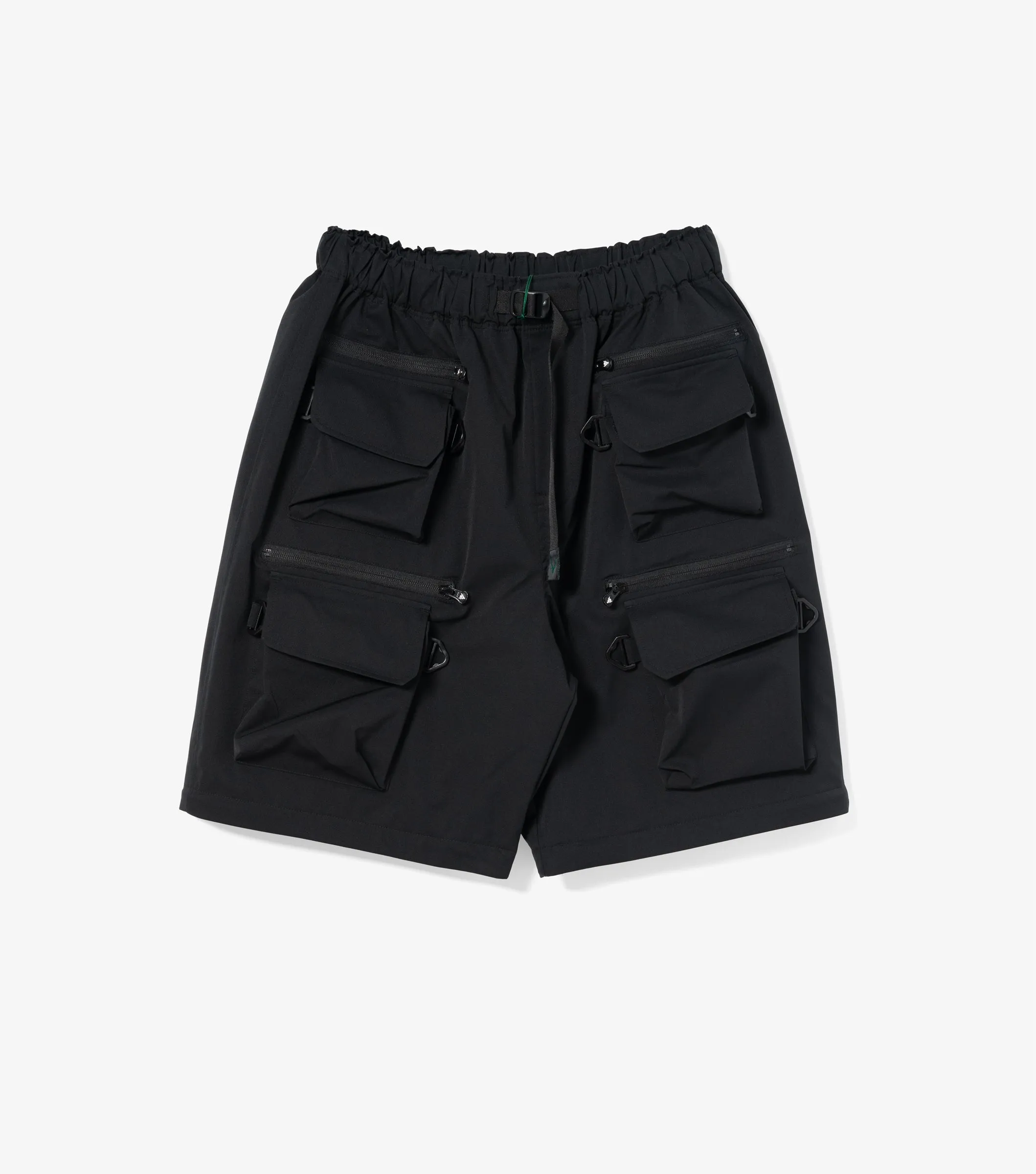 Multi-Pocket Belted Pant (Black)