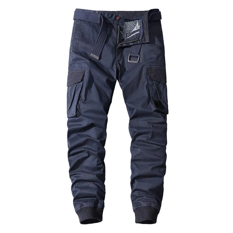 Multi-pocket Men's Loose Straight Casual Pants