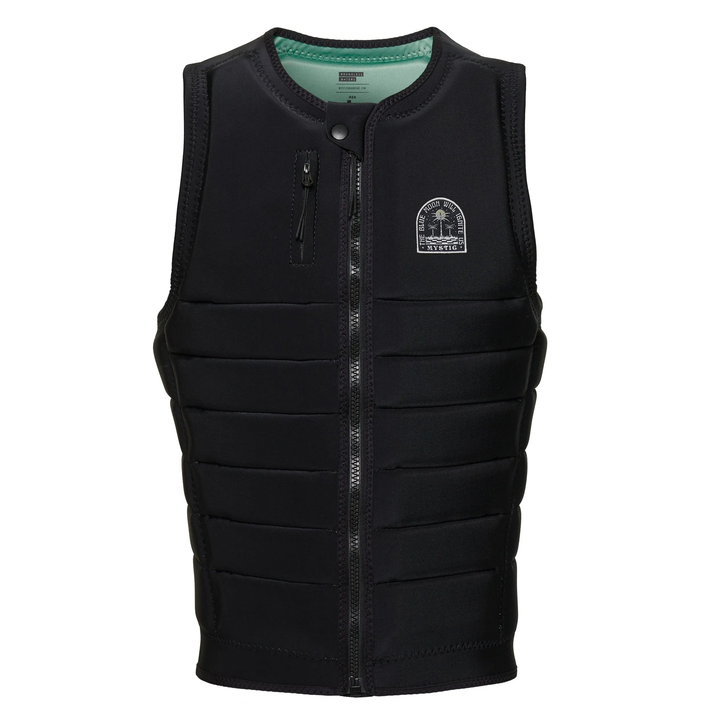 Mystic Check Out Impact Vest Fzip Wake