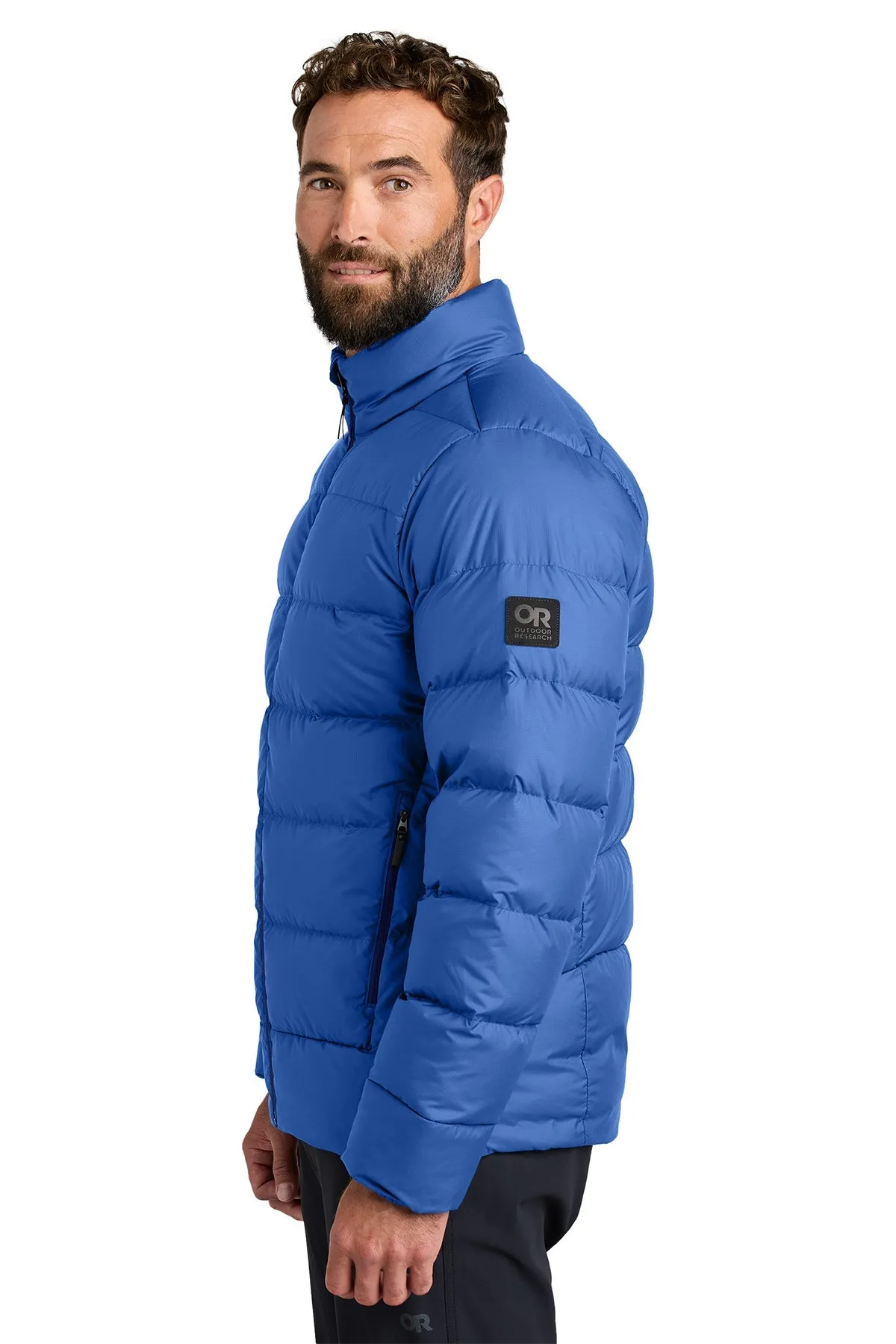 Outdoor Research Coldsnap Down Custom Jackets, Galaxy Blue