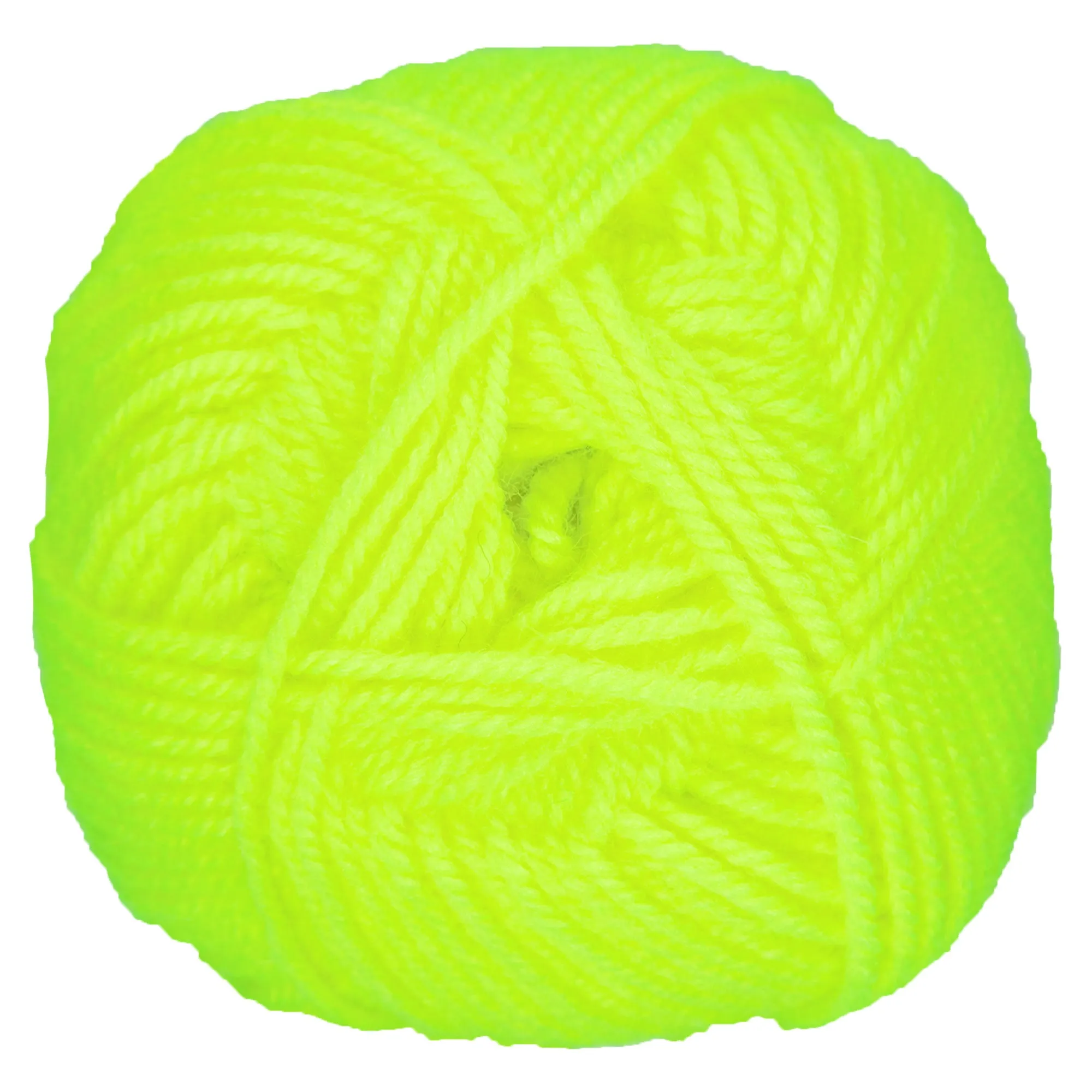 Plymouth Yarn Encore Worsted Yarn - 0476 Neon Yellow