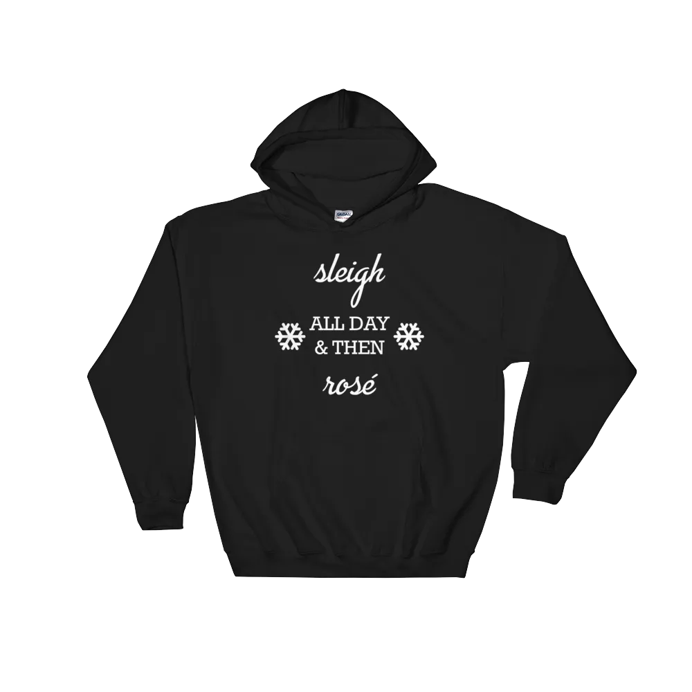 Sleigh & Rosé Christmas Hoodie