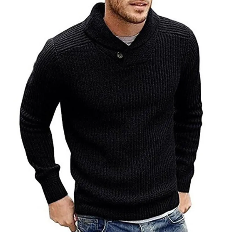 Solid Color Pullover Sweater