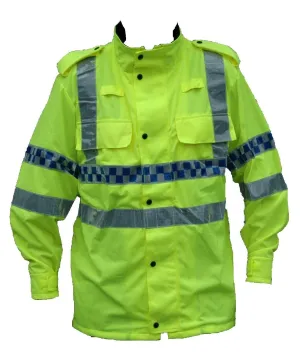 Wholesale Job Lot Bundle 15 x Ex Police Hi Vis Lightweight Jacket LW01BBUNDLE