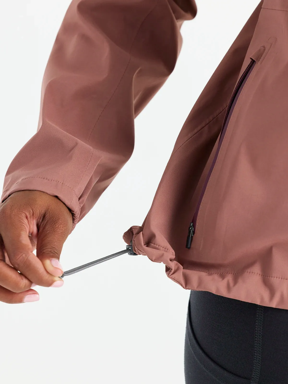 Women's Cloudshield Rain Jacket - Light Sangria