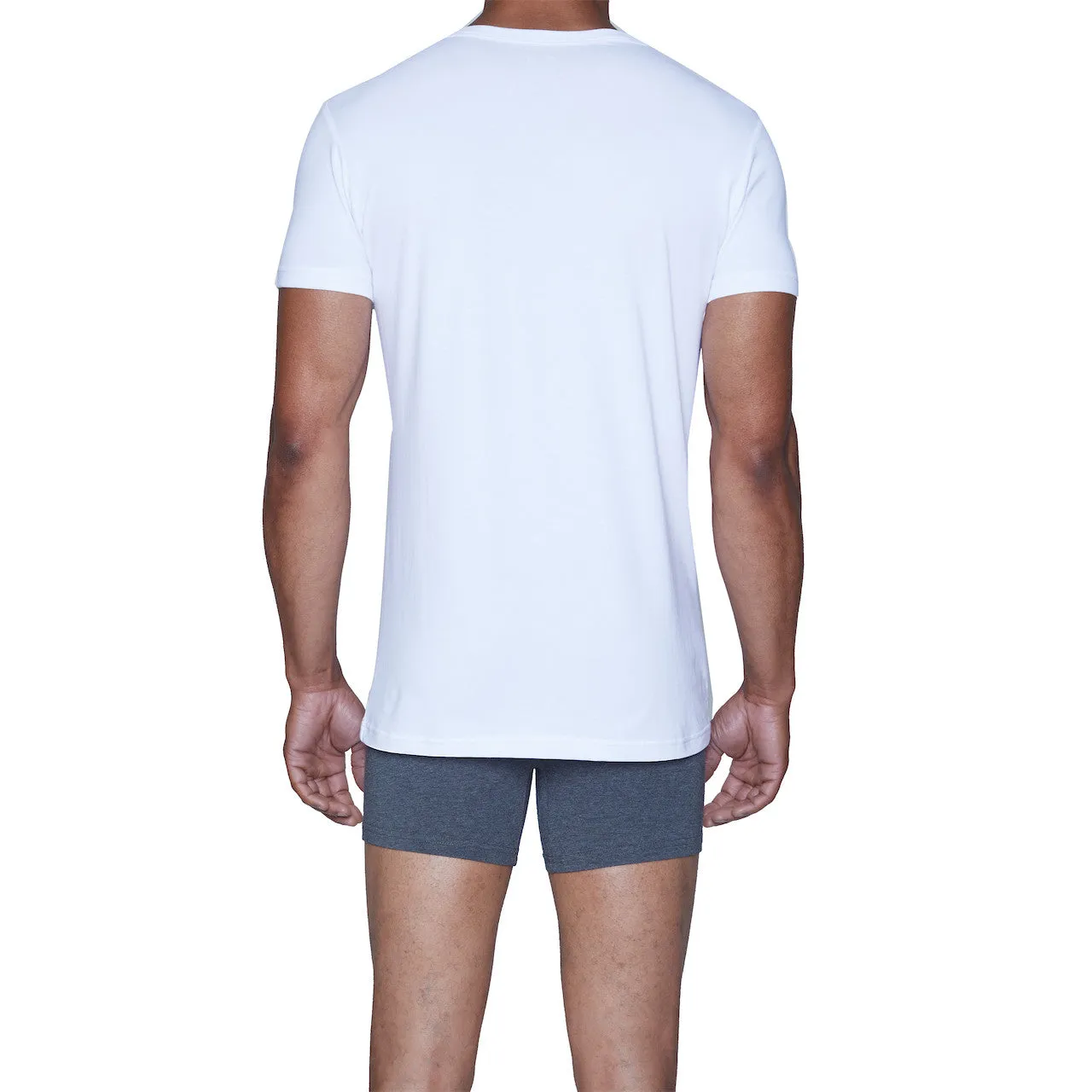 Wood White V-Neck Undershirt