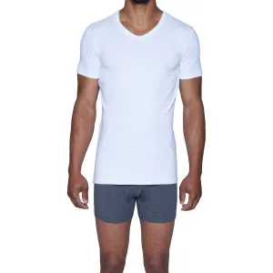 Wood White V-Neck Undershirt