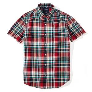 Zachary  - Indian Madras Short Sleeve Shirt